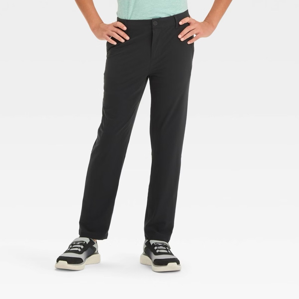 all in motion Black Straight-Leg Kids Pants